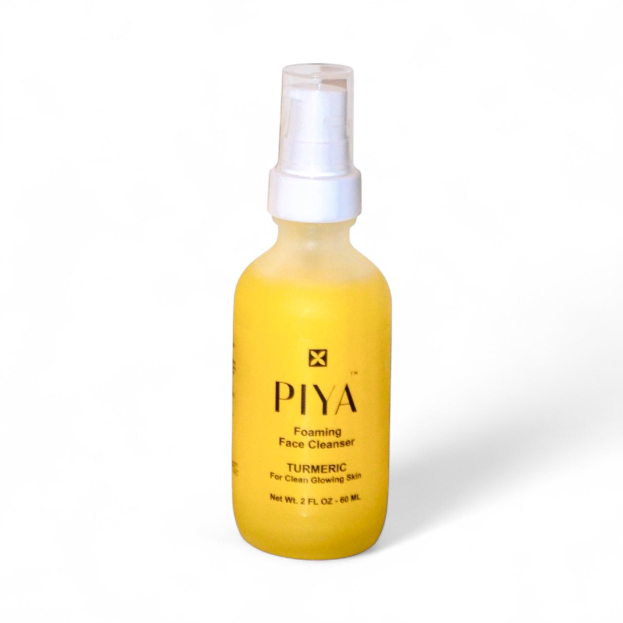 PIYA Turmeric Foaming Face Cleanser 60 ml – natural brightening facial cleanser bottle