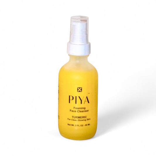 PIYA Turmeric Foaming Face Cleanser 60 ml – natural brightening facial cleanser bottle