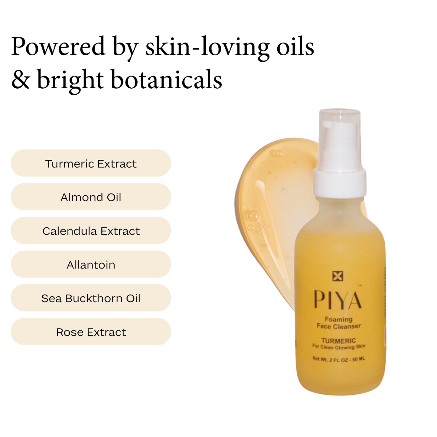 PIYA Turmeric Foaming Cleanser