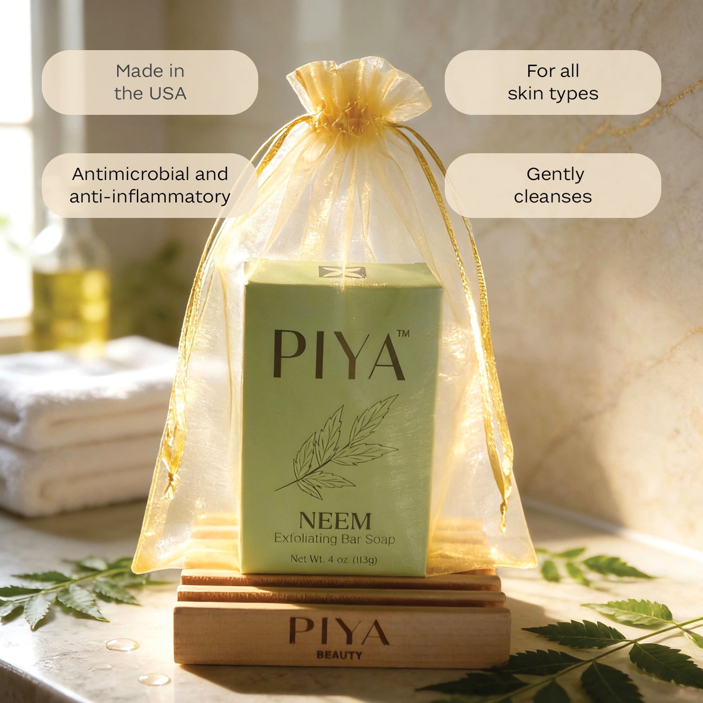 Neem Exfoliating Bar Soap
